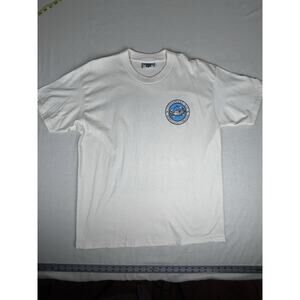 VTG Lee New W/O tags USA Cotton Graphic t-shirt Chesapeake Bay map Men's Sz L